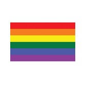 Drapeau arc-en-ciel 90 x 150 cm