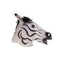 latex masker zebra