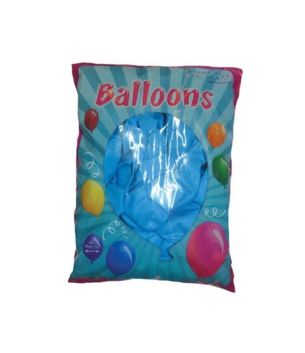 Ballonnen blauw 100 stuks