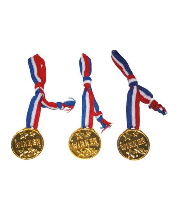 medailles op koord 3 stuks
