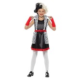 Costume de la méchante petite madame Cruella