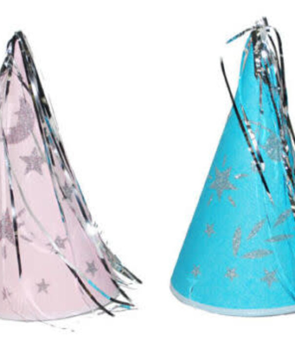 Funny Fashion feehoedje karton roos