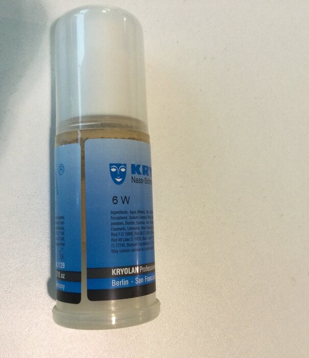 kryolan aquacolor crème douce 50 ml