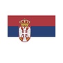 vlag Servië 90 x 150 cm