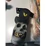 Skeleton head with hat