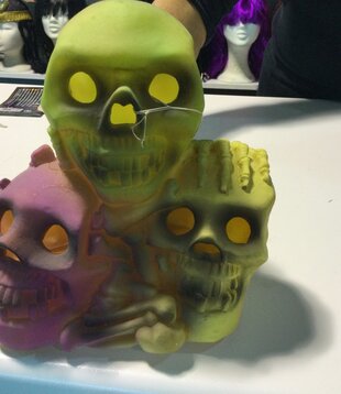 skull color deco