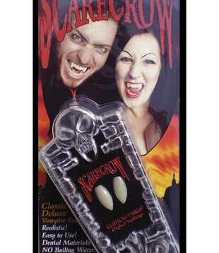 scarecrow classic deluxe vampire fangs