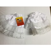 White sleeves with lace