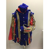 Piet fluweel met Cape Spanje Blauw Rood XL