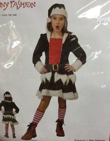 Funny Fashion Santa’s little helper girl