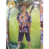 luxe hawaiian boy 7-9 jaar