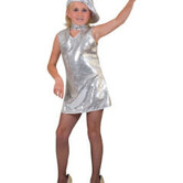 Disco tunic silver sequin