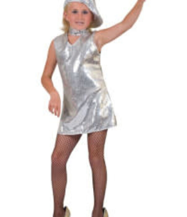 Disco tunic silver sequin