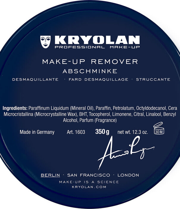 kryolan Crème démaquillante 350 gr