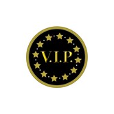 Sous-verres VIP magnétiques 6 pièces