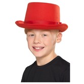 hoge hoed rood kind