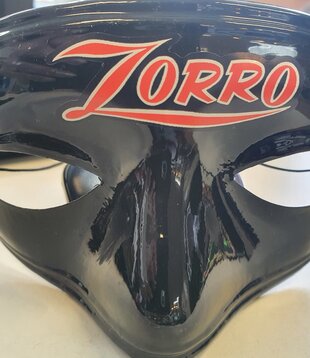 Masque d'enfant en plastique Zorro
