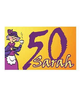 vlag 50 Sarah 90 x 150 cm
