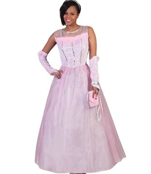 kostuum roze prinses m 44-46