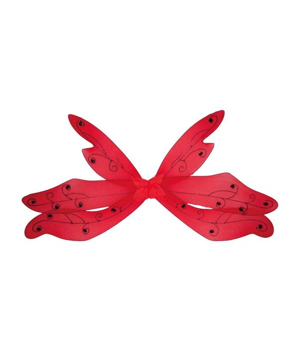 ailes de papillon rouge