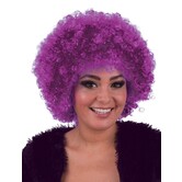 perruque hippie violette