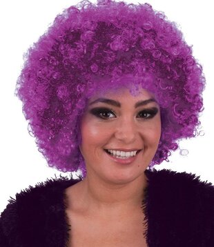 purple hippie wig