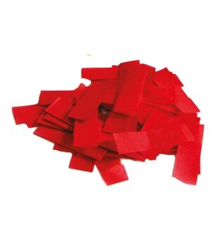 Confetti traagdalend 1kg rood