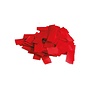 Confetti traagdalend 1kg rood