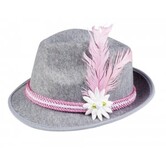 hat Oktoberfest Theresa grey deluxe