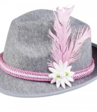 chapeau Oktoberfest Theresa gris deluxe