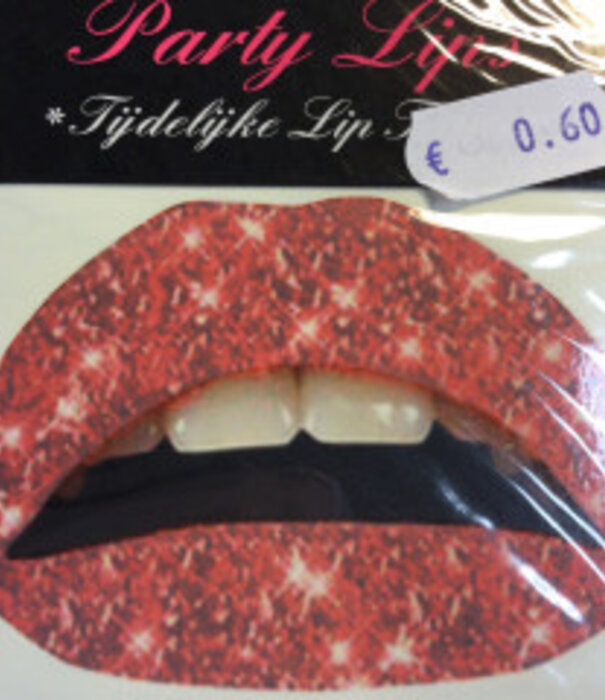 Temporary lip tattoo Glitter