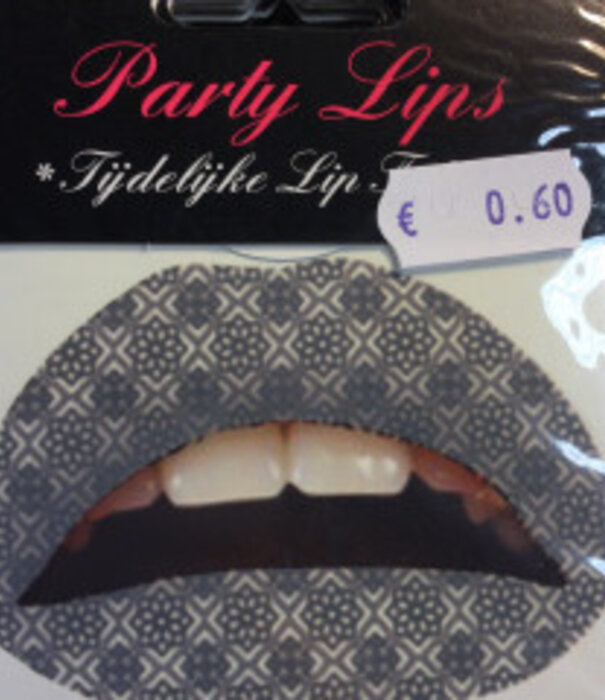 Tijdelijke lip tattoo multi