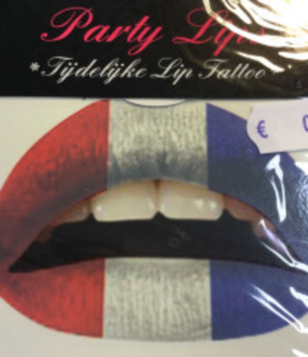 Tijdelijke lip tattoo multi