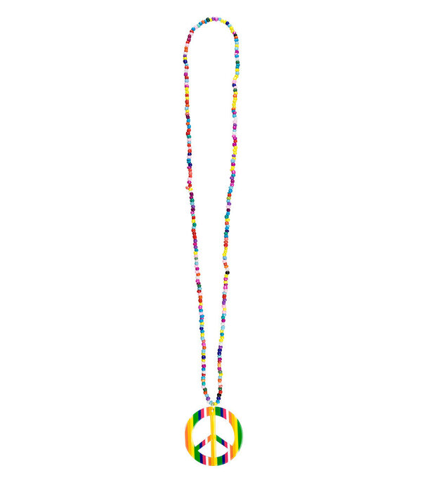 ketting peace met kraaltjes