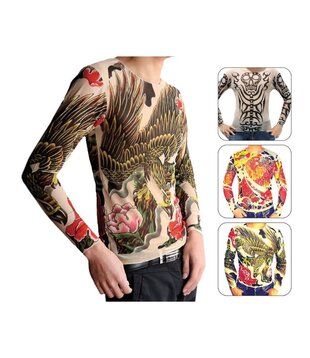 tattoo shirt onesize Groen