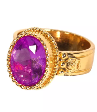 Bague Saint de luxe violette taille 27