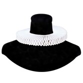 Millstone collar 'Rembrandt' white