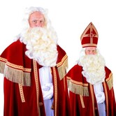 pruikset Sint kanekalon met losse snor