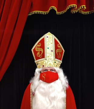 Mondmasker Sint mondkapje Sinterklaas