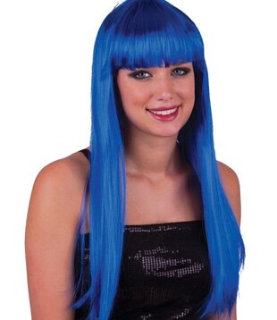 pruik pretty pony blauw