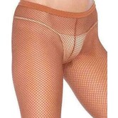 Professional fishnet tights suntan C/D