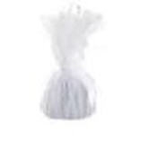 balloon weight white metallic