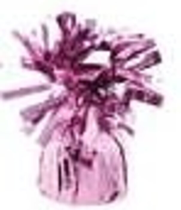 balloon weight metallic pink