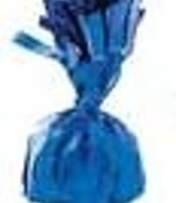 balloon weight metallic blue