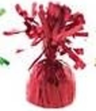 balloon weight metallic red