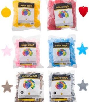 poids pour ballons 100 pcs bleu