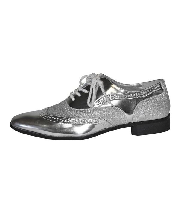 chaussures argentées taille 40/41