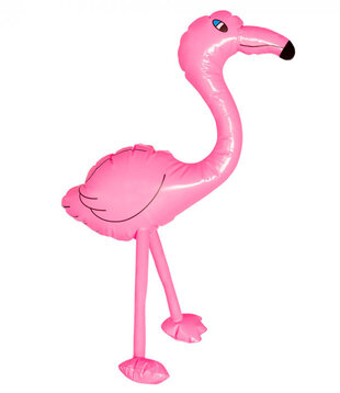 Opblaasbare flamingo