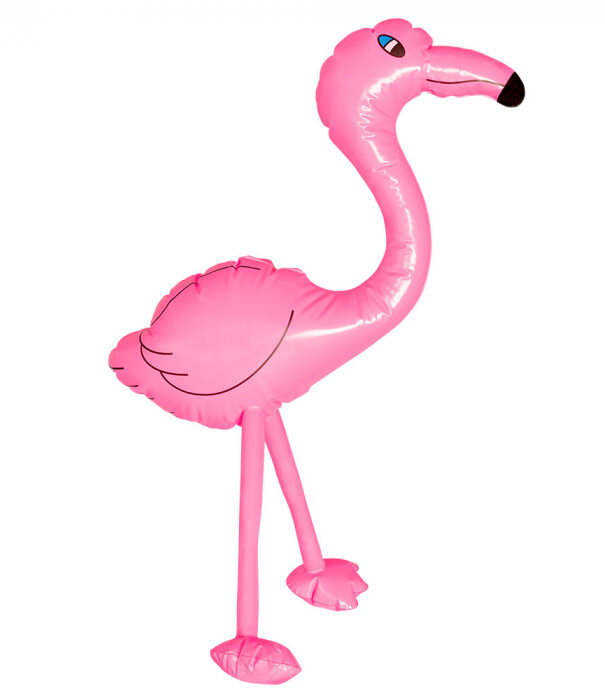 flamant rose gonflable