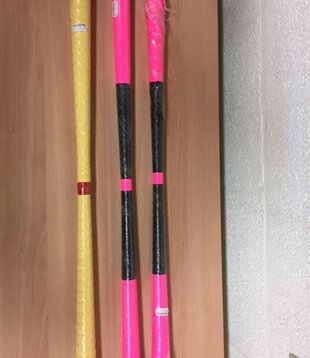 Devil stick Roos/zwart